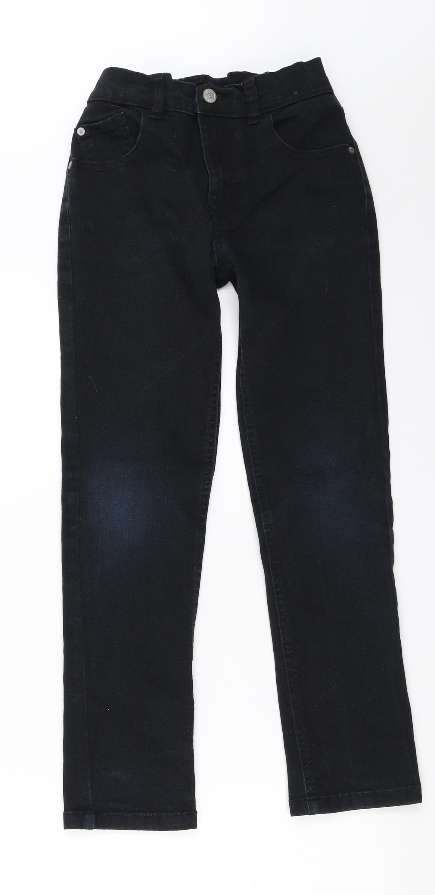 George Boys Black   Straight Jeans Size 9-10 Years