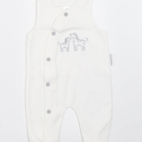 My Little Chick Baby White   Babygrow One-Piece Size 0-3 Months