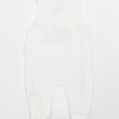 My Little Chick Baby White   Babygrow One-Piece Size 0-3 Months