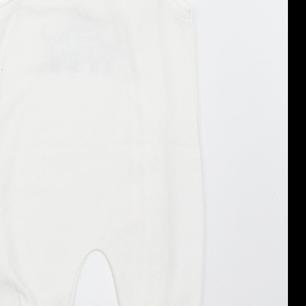 My Little Chick Baby White   Babygrow One-Piece Size 0-3 Months