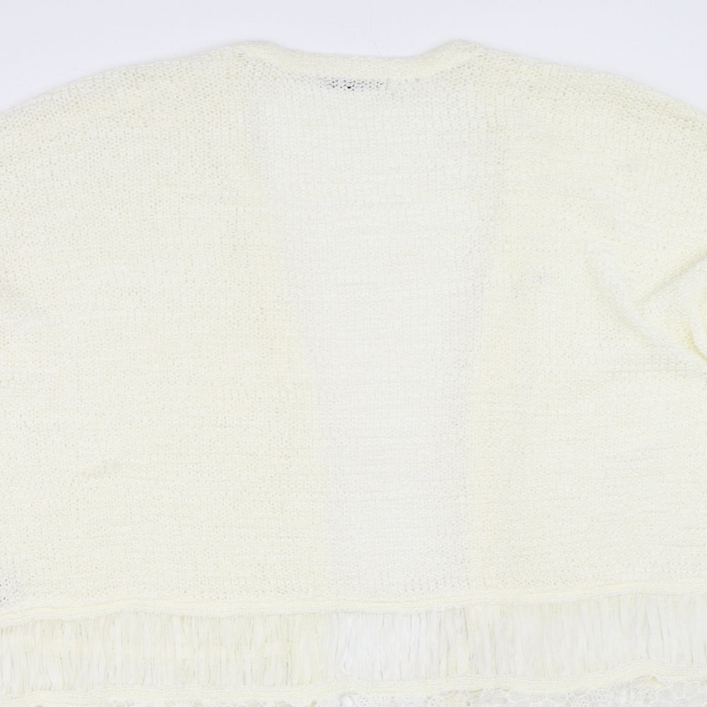 George Womens Ivory   Cardigan Jumper Size L