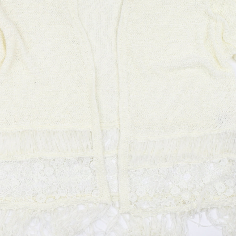 George Womens Ivory   Cardigan Jumper Size L