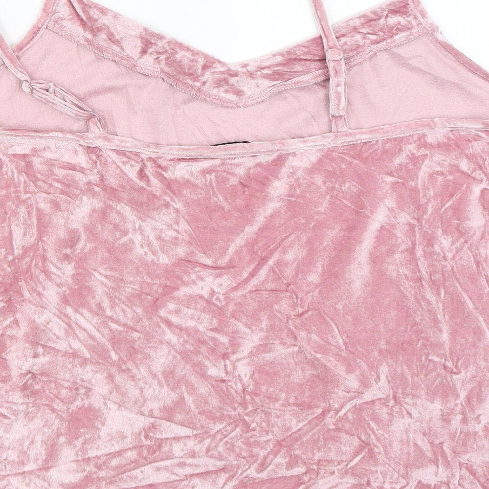 TU Womens Pink   Camisole Blouse Size 12