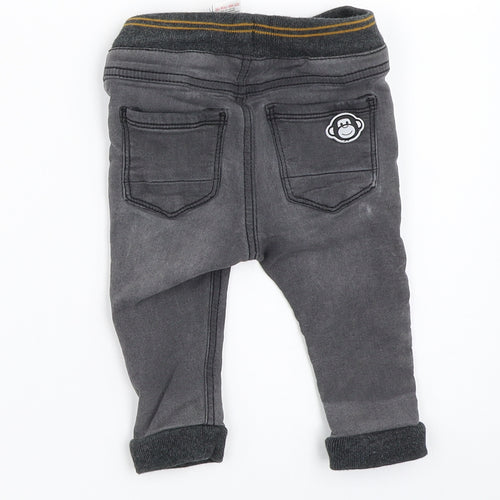 NEXT Boys Grey   Capri Jeans Size 6-9 Months