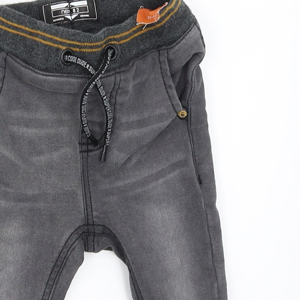 NEXT Boys Grey   Capri Jeans Size 6-9 Months