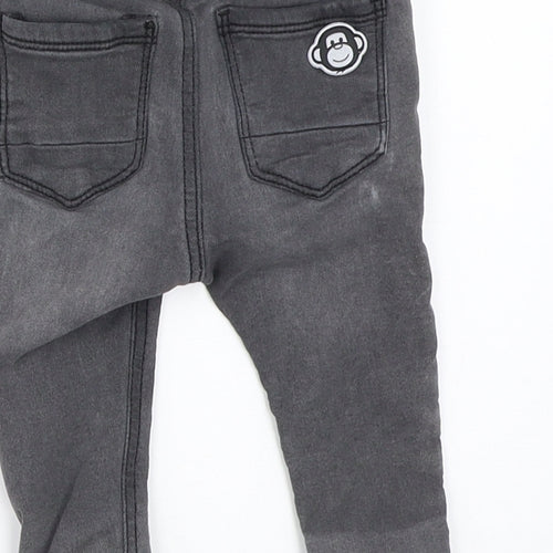 NEXT Boys Grey   Capri Jeans Size 6-9 Months