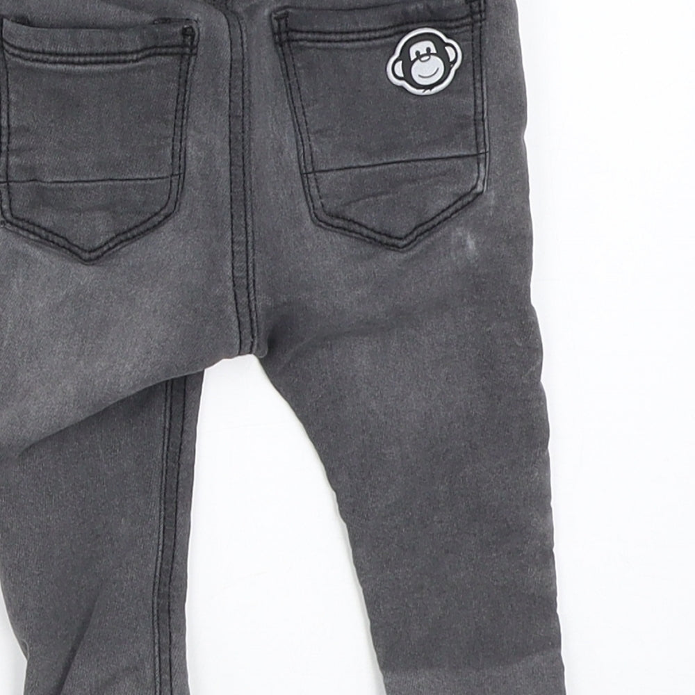 NEXT Boys Grey   Capri Jeans Size 6-9 Months