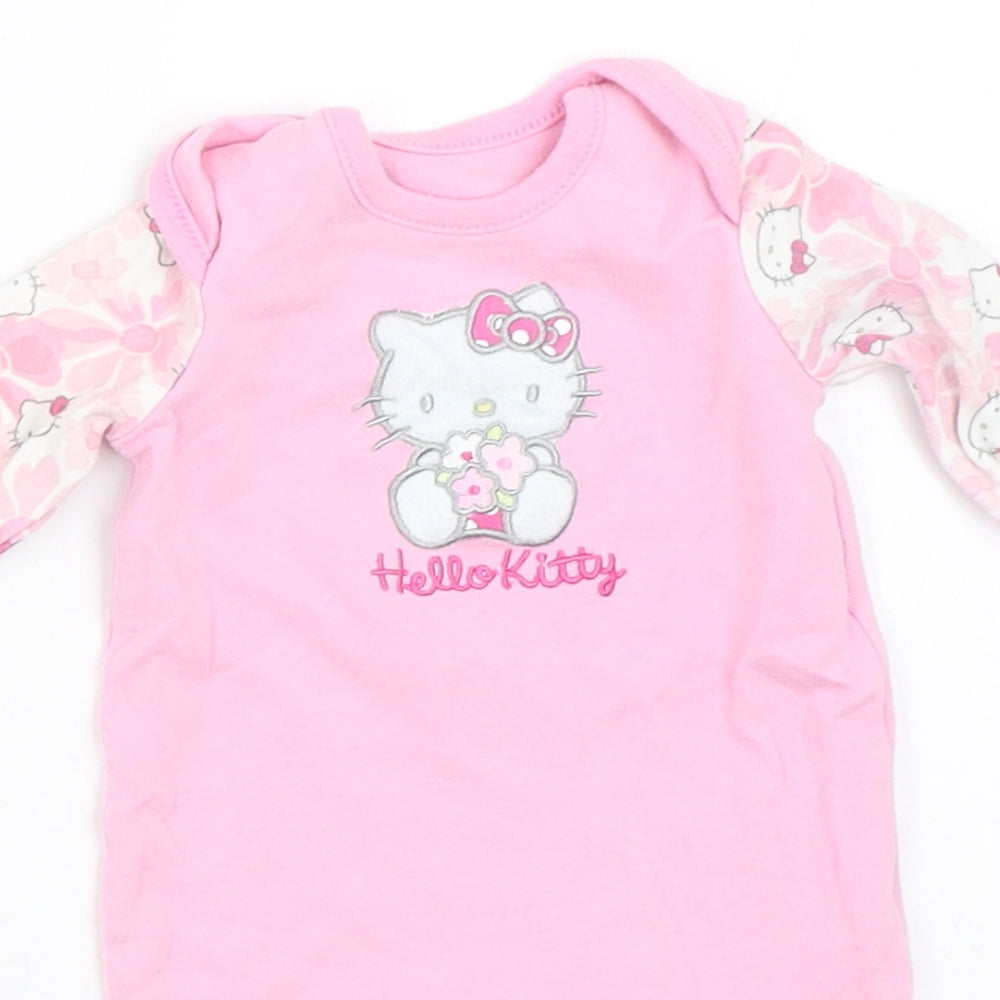 George Girls Pink   Babygrow One-Piece Size Newborn  - Hello Kitty