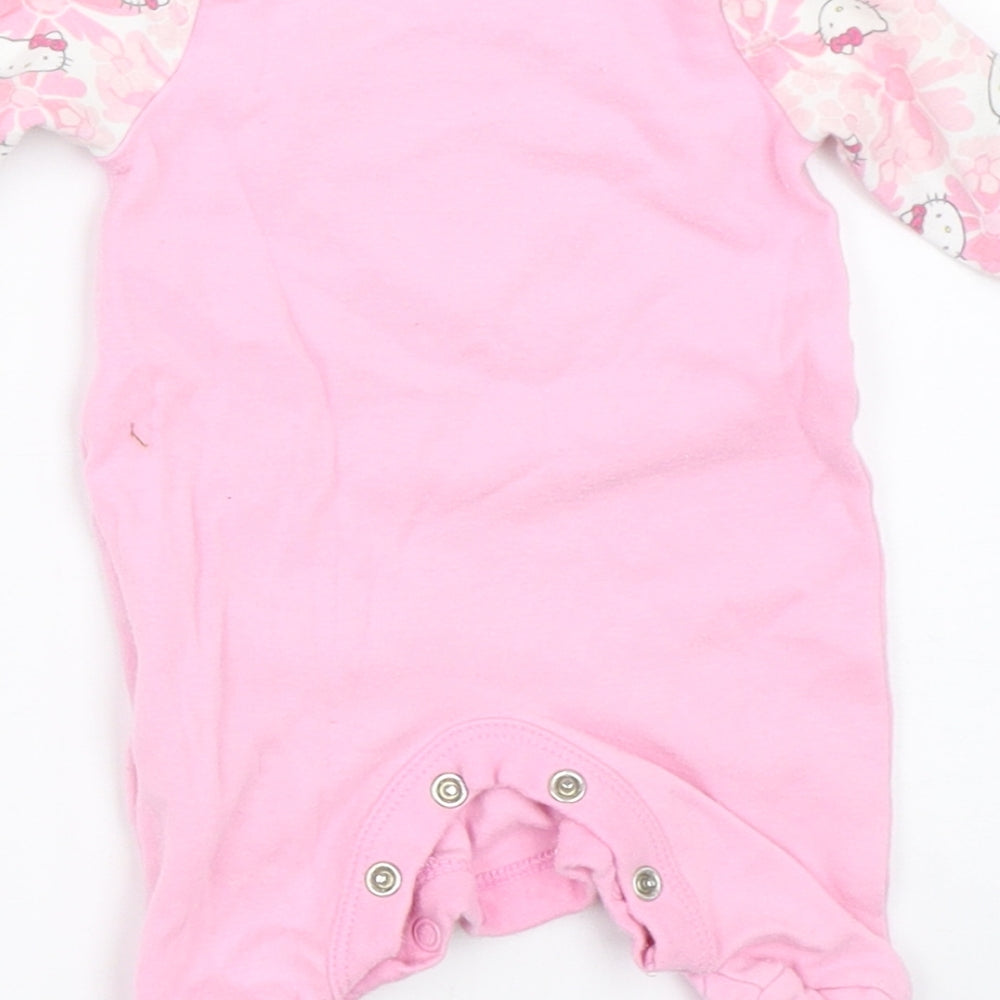 George Girls Pink   Babygrow One-Piece Size Newborn  - Hello Kitty