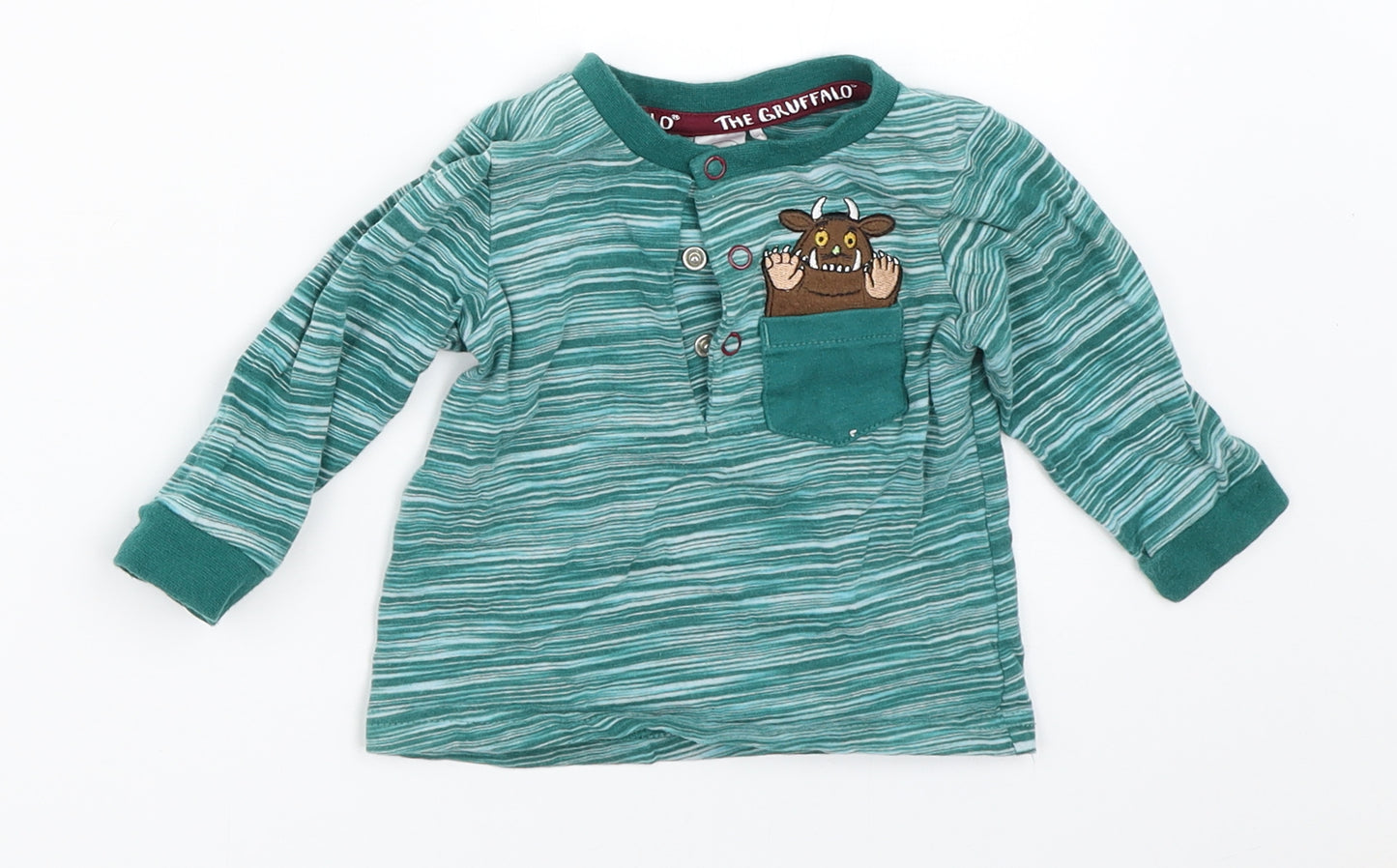 TU Boys Green   Basic T-Shirt Size 3-6 Months  - The Gruffalo