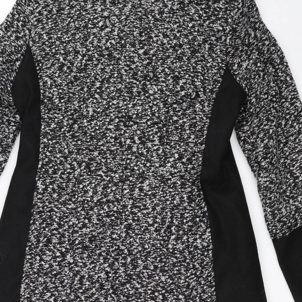 George Womens Black   Overcoat Coat Size 14