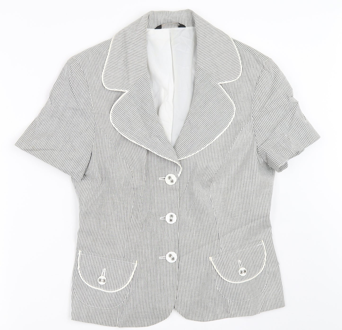 Woolworths Womens Grey   Jacket Blazer Size 12