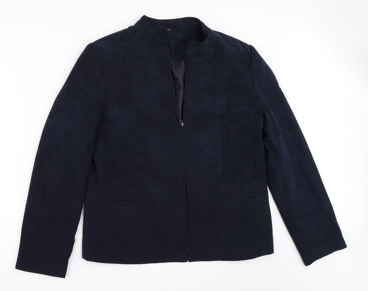 ISLE Womens Blue Jacket Size 14