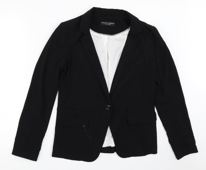 Dorothy Perkins Womens Black   Jacket Blazer Size 8