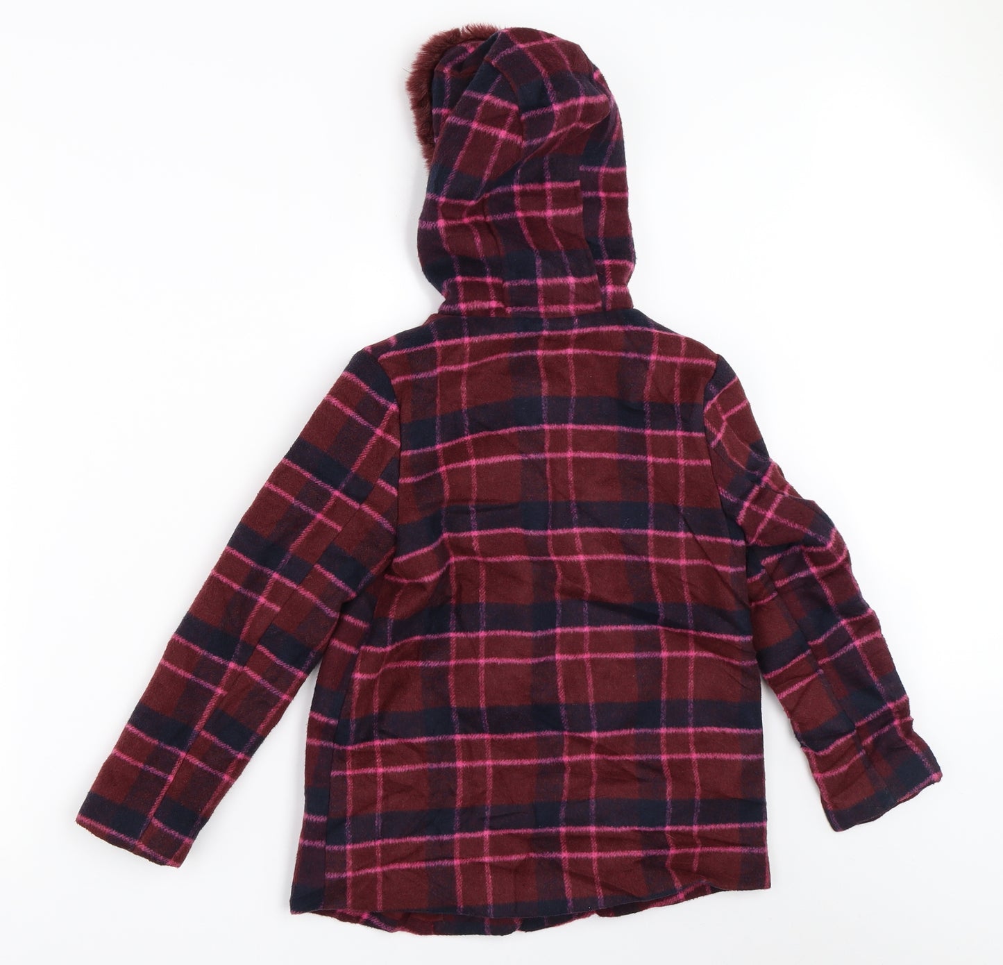 TU Girls Purple   Overcoat Coat Size 5-6 Years