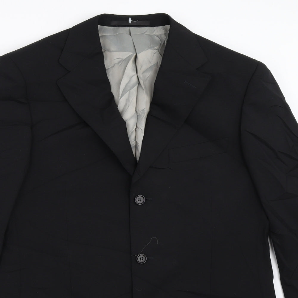 Marks and Spencer Mens Black   Jacket Blazer Size 38
