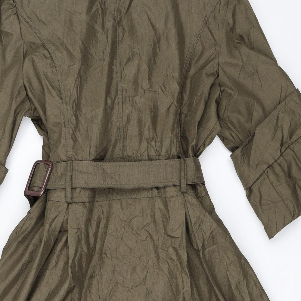 Conos Womens Green   Overcoat Coat Size L