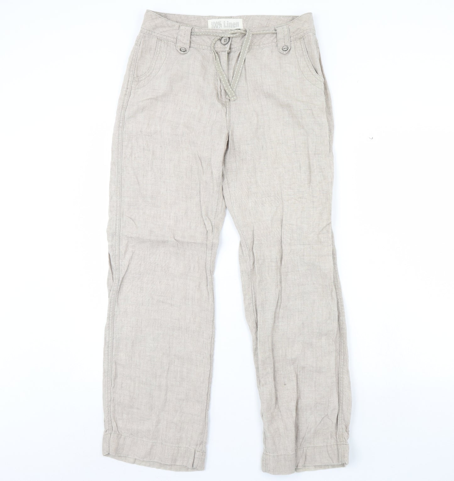 George Womens Beige   Trousers  Size 10 L30 in