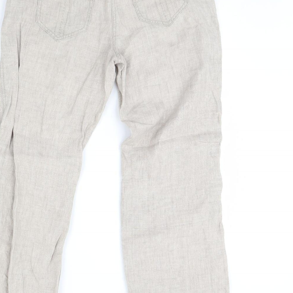 George Womens Beige   Trousers  Size 10 L30 in