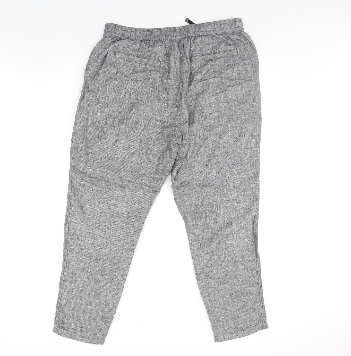 Nutmeg Womens Grey   Trousers  Size 12 L26 in