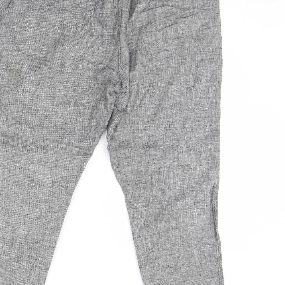 Nutmeg Womens Grey   Trousers  Size 12 L26 in