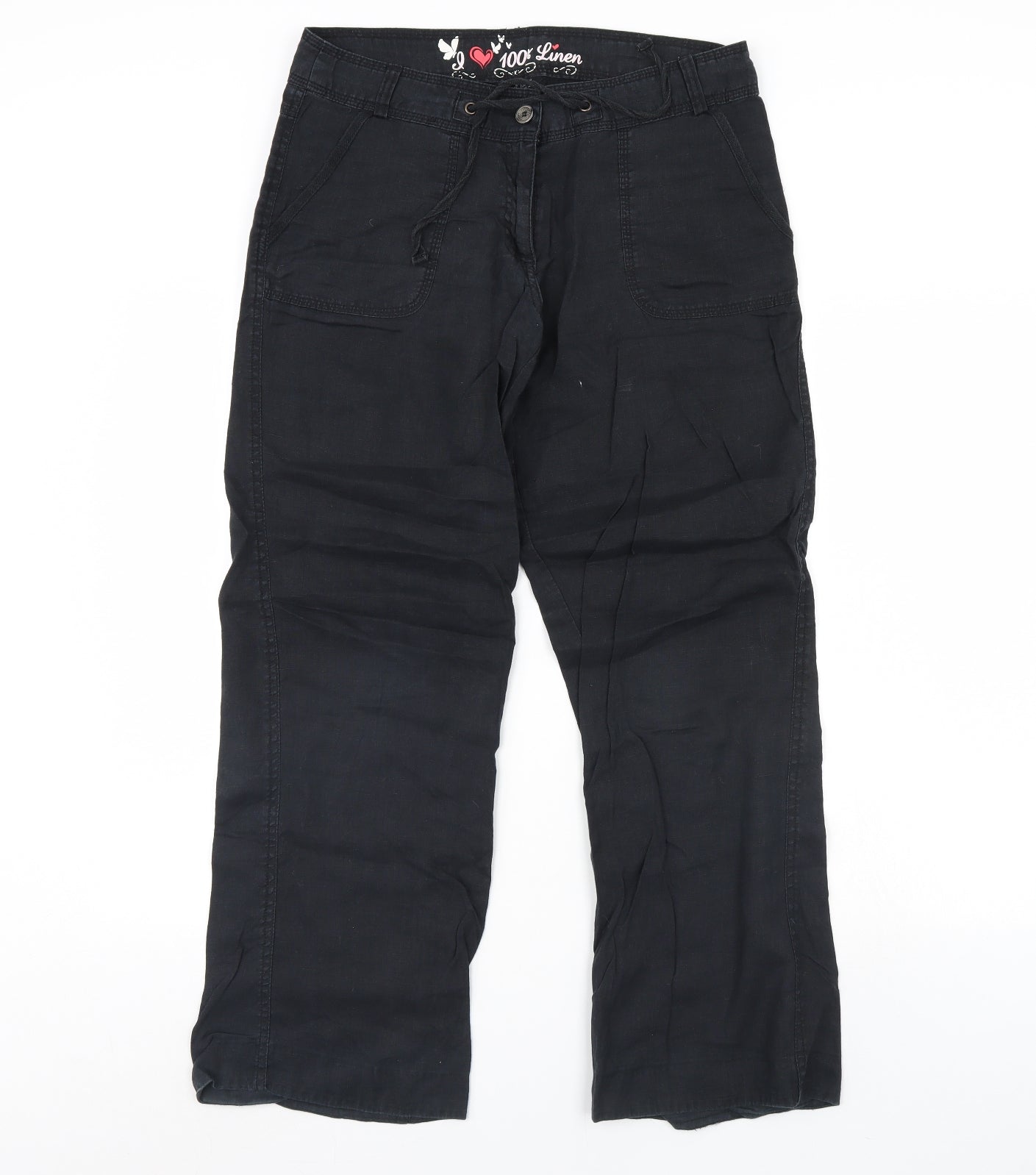 ATMOSP Womens Blue   Trousers  Size 12 L29 in