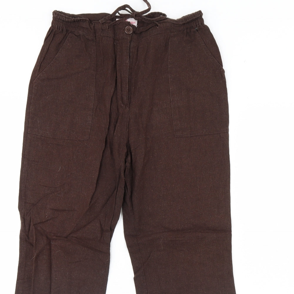RED PEPP Womens Brown   Trousers  Size XL L28 in