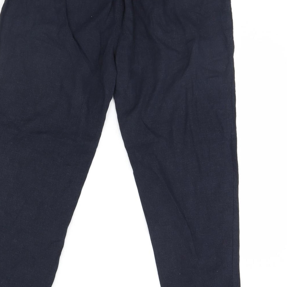 New Look Womens Blue   Trousers  Size 12 L30 in