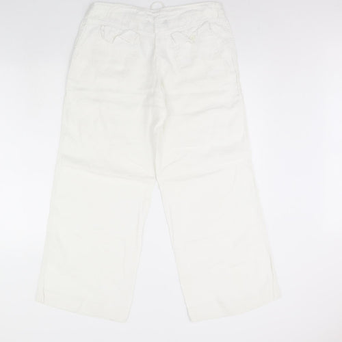 Atmosphere Womens White   Trousers  Size 10 L29 in