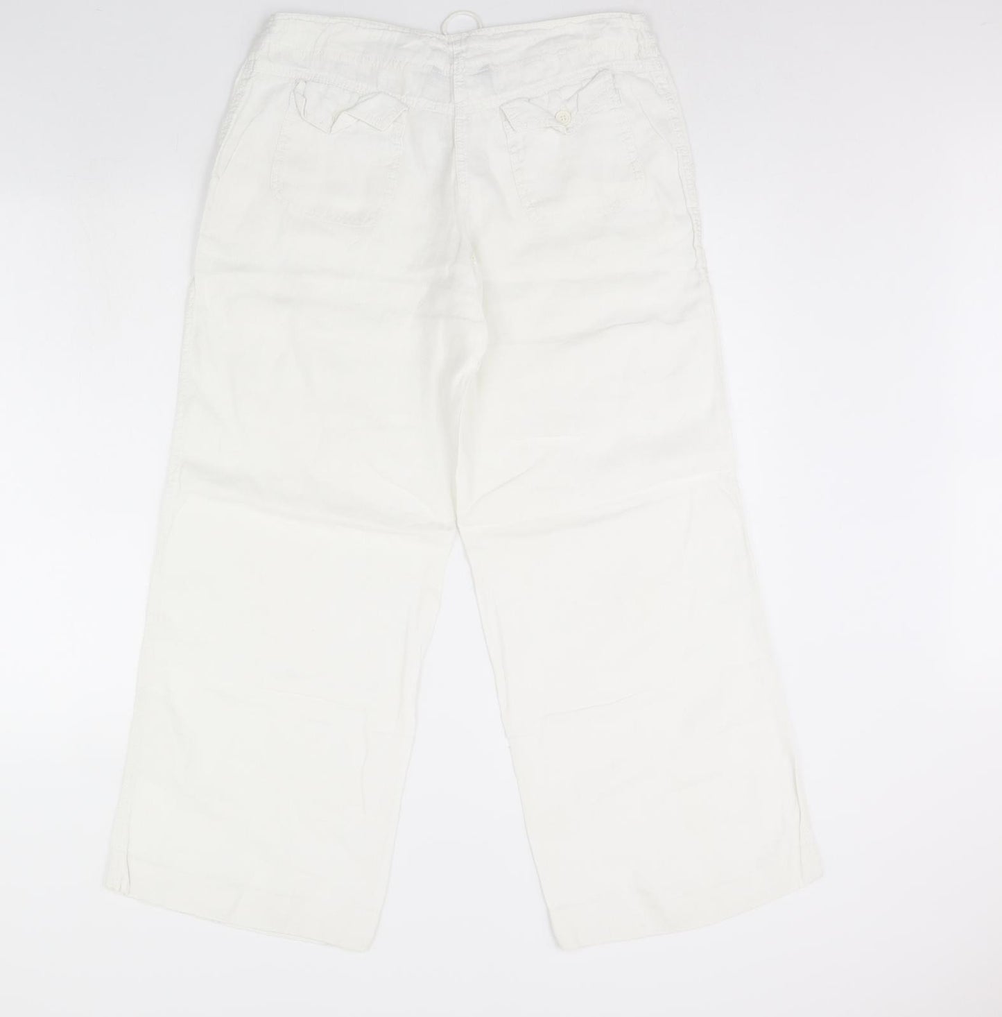 Atmosphere Womens White   Trousers  Size 10 L29 in