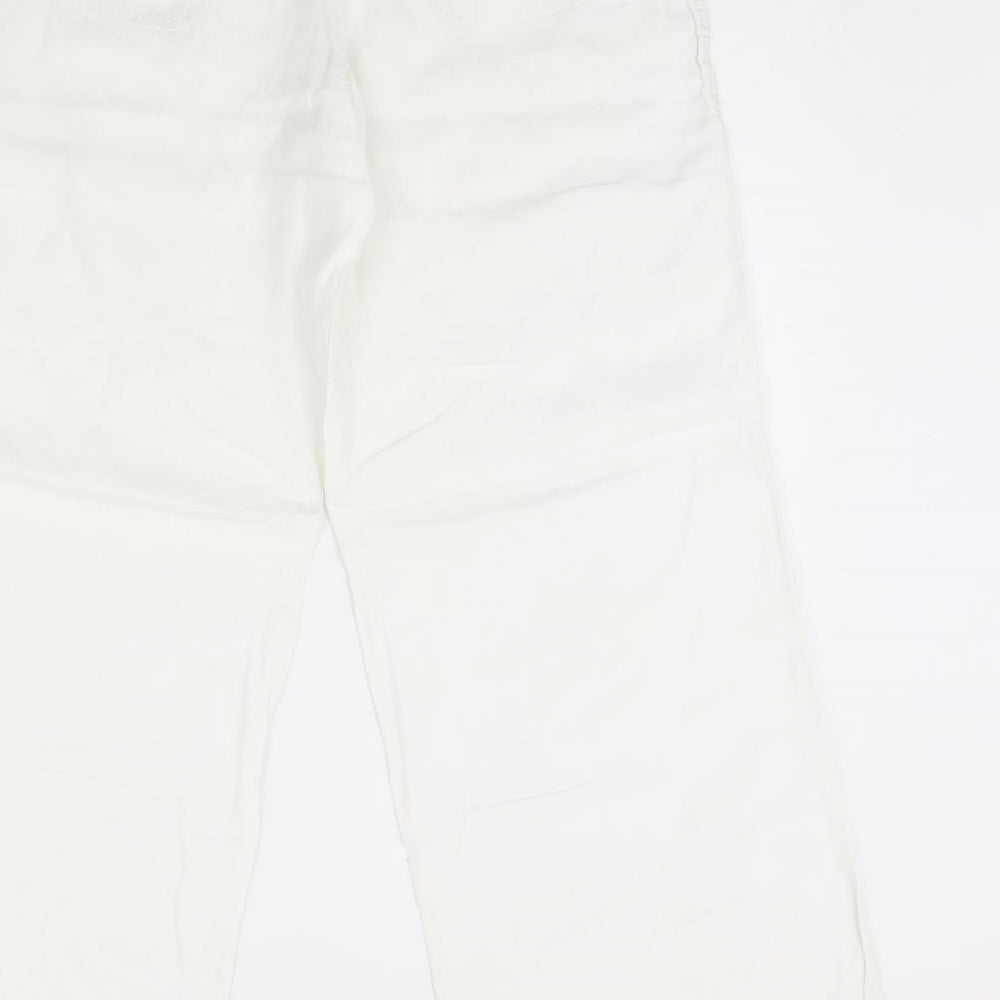 Atmosphere Womens White   Trousers  Size 10 L29 in