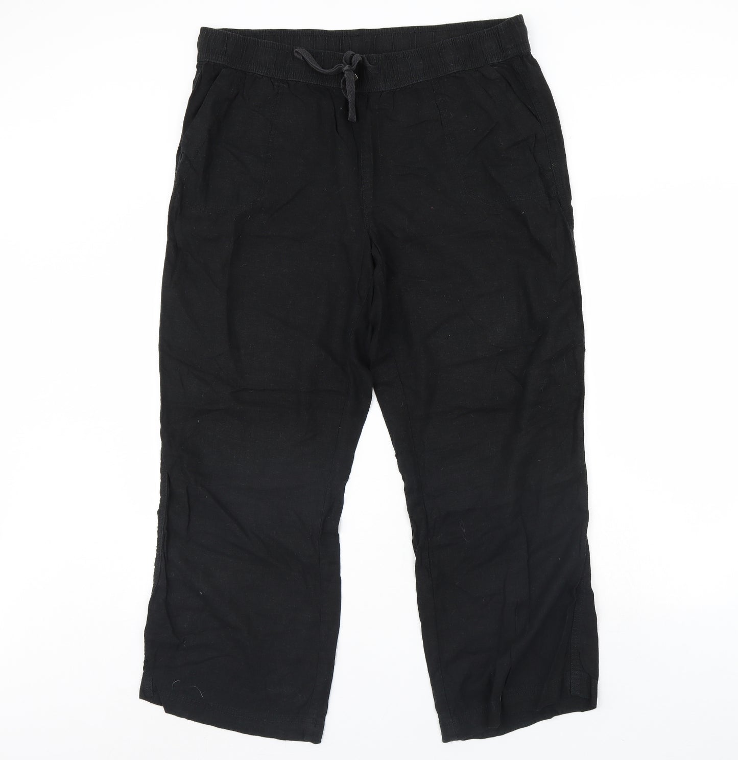 George Womens Black   Trousers  Size 18 L29 in