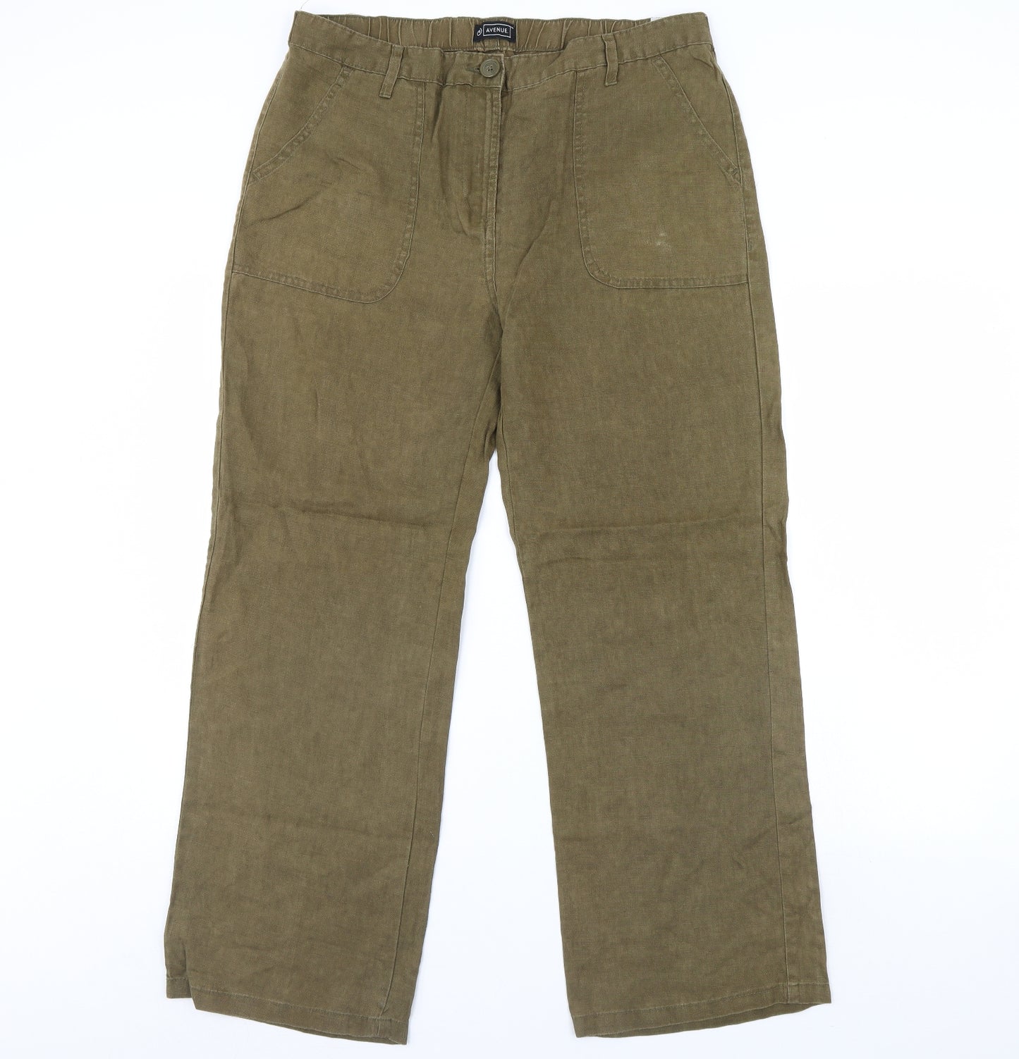 Avenue Womens Brown   Trousers  Size 14 L30 in