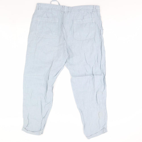 F&F Womens Blue   Trousers  Size 14 L27 in