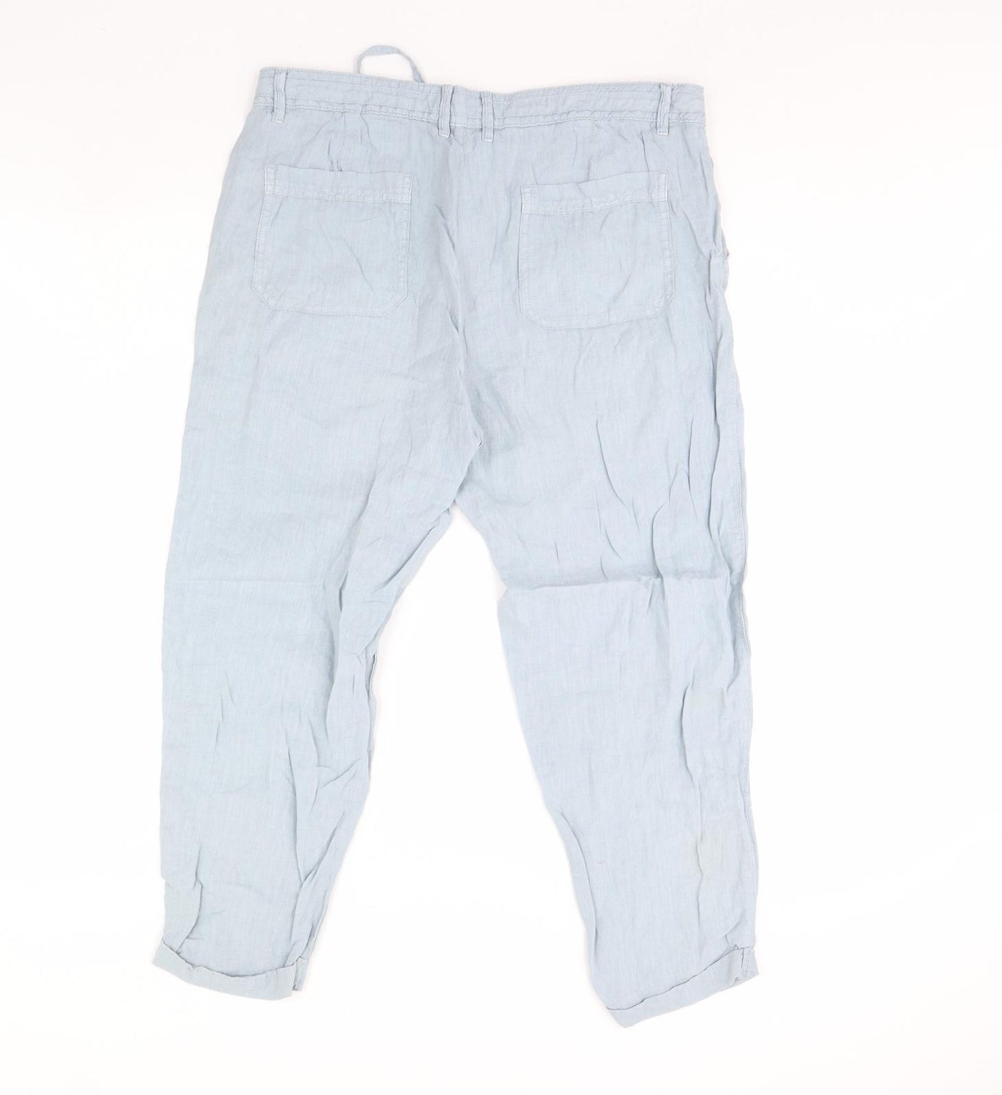 F&F Womens Blue   Trousers  Size 14 L27 in