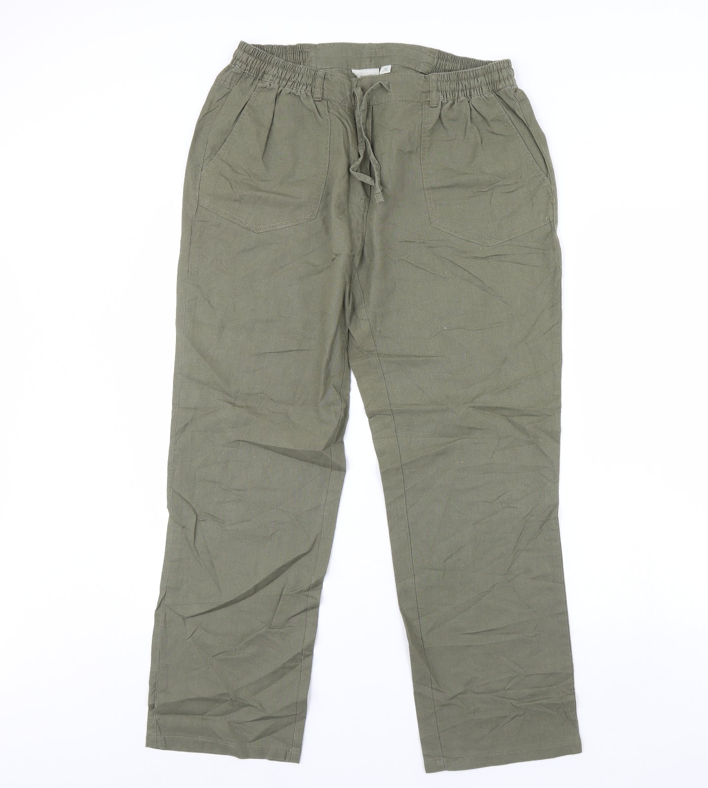 blue moti Womens Brown   Trousers  Size 12 L28 in