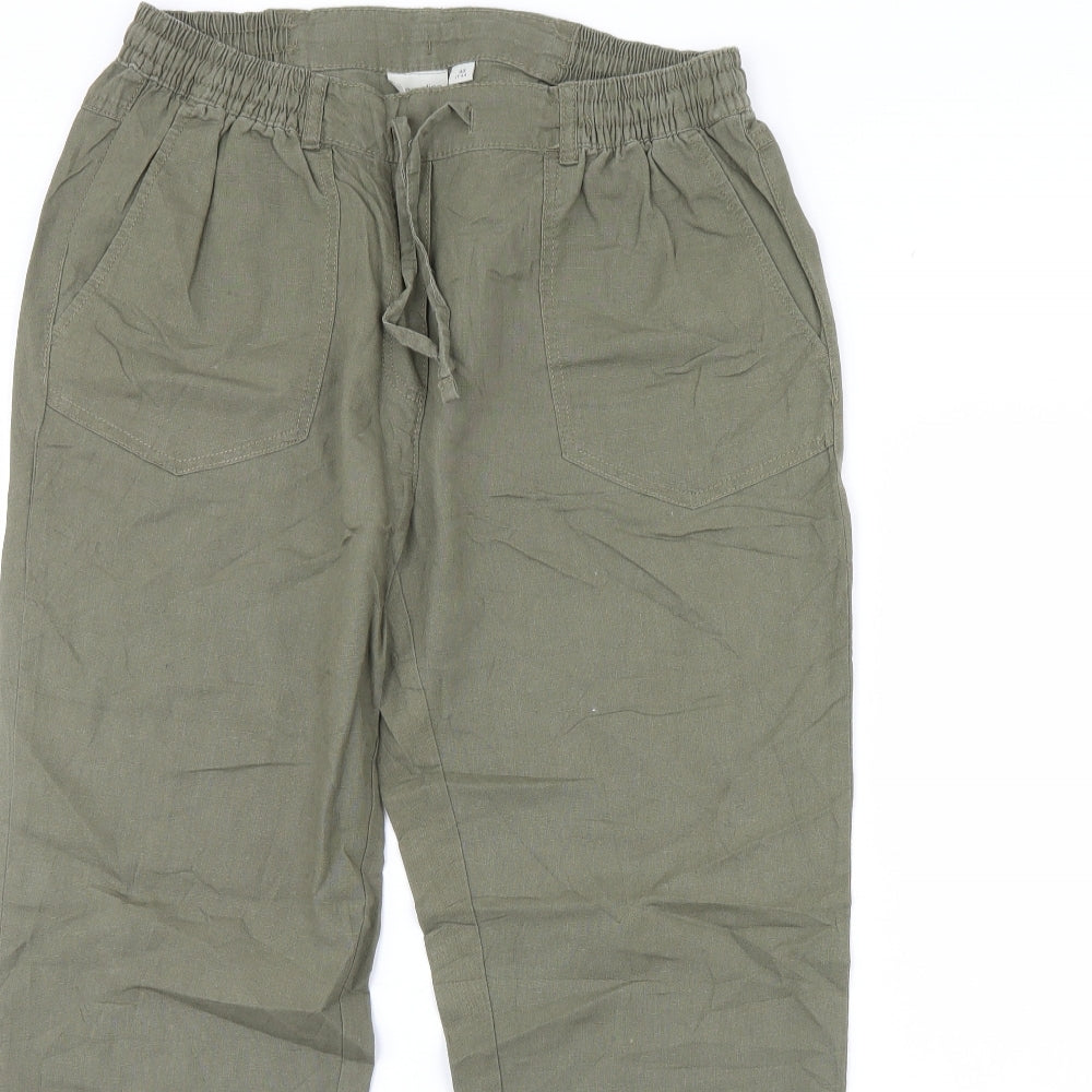 blue moti Womens Brown   Trousers  Size 12 L28 in