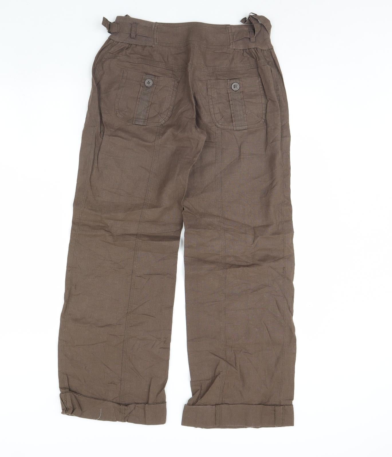 promo Womens Brown   Trousers  Size 30 L28 in