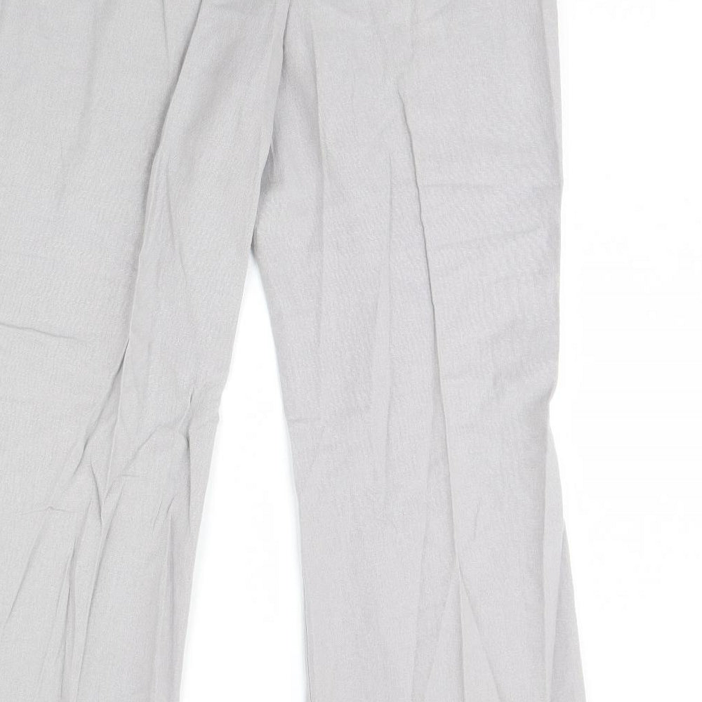 Debenhams Womens Grey   Trousers  Size 16 L32 in