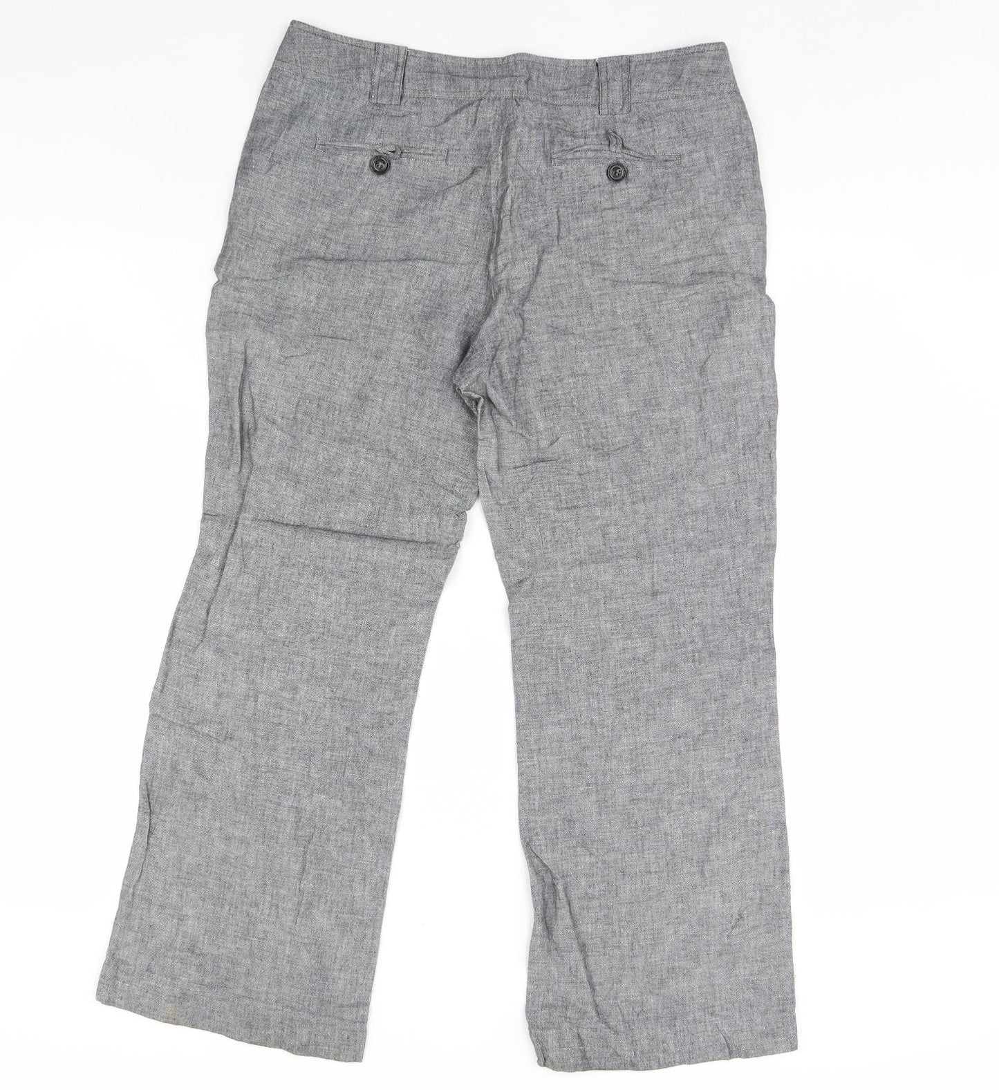 Cameieu Womens Grey   Trousers  Size 14 L29 in