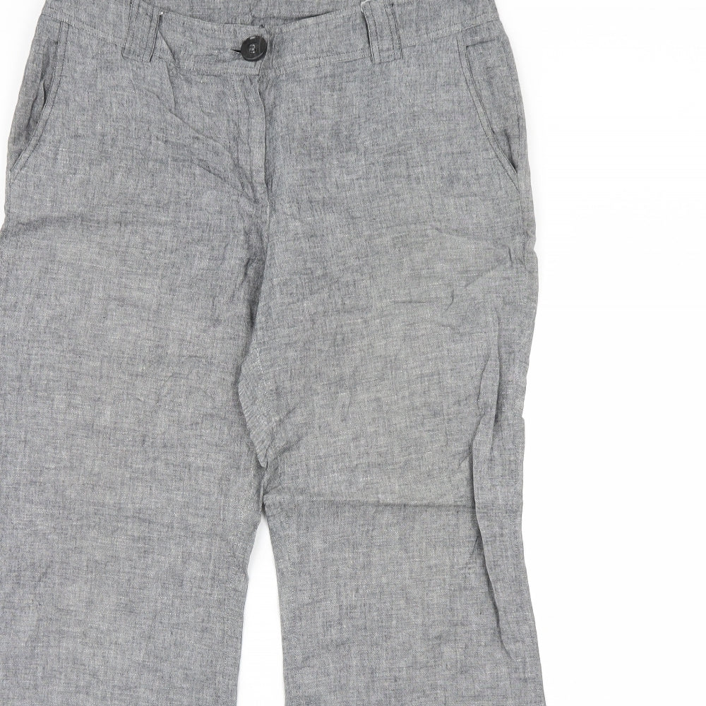 Cameieu Womens Grey   Trousers  Size 14 L29 in