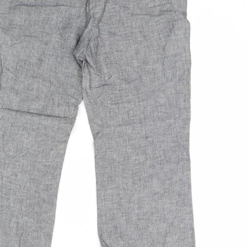 Cameieu Womens Grey   Trousers  Size 14 L29 in