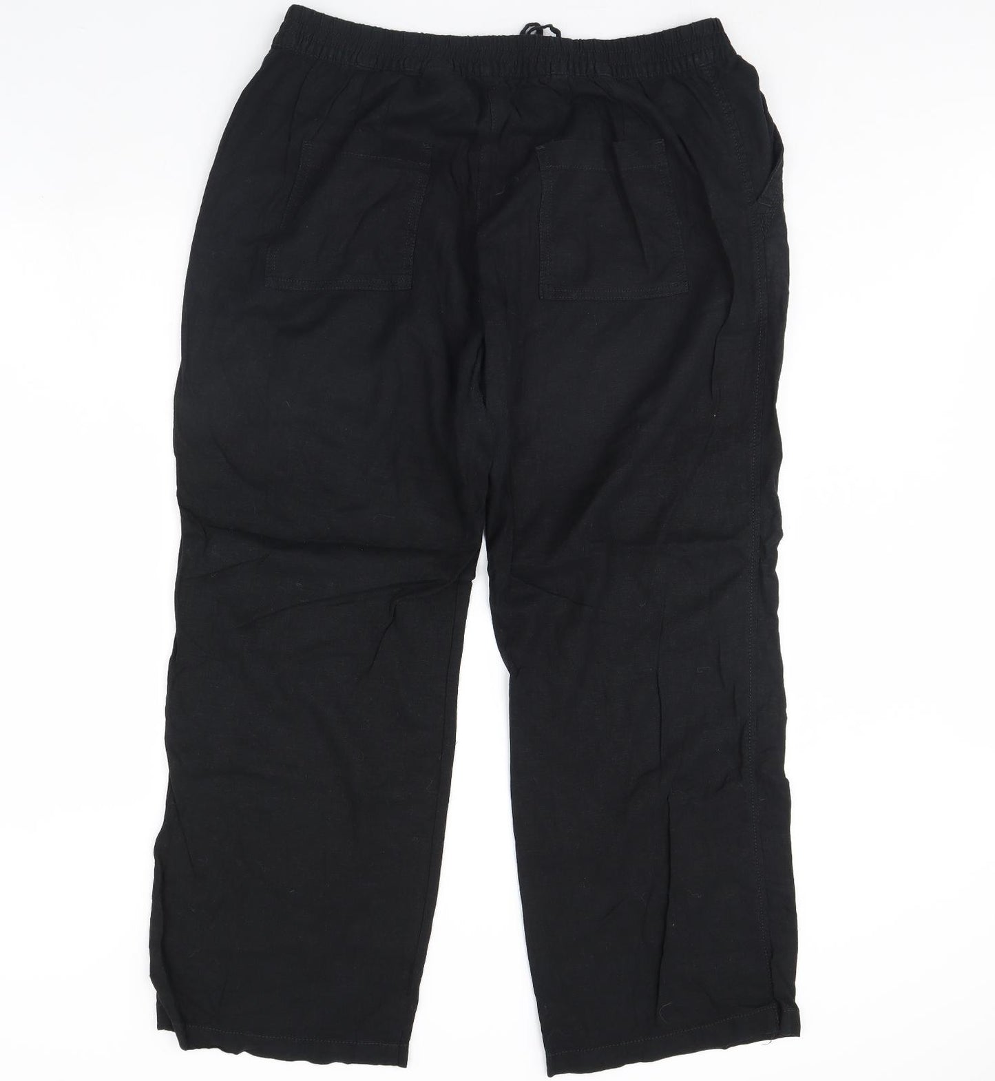 NEXT Womens Black   Trousers  Size 18 L30 in