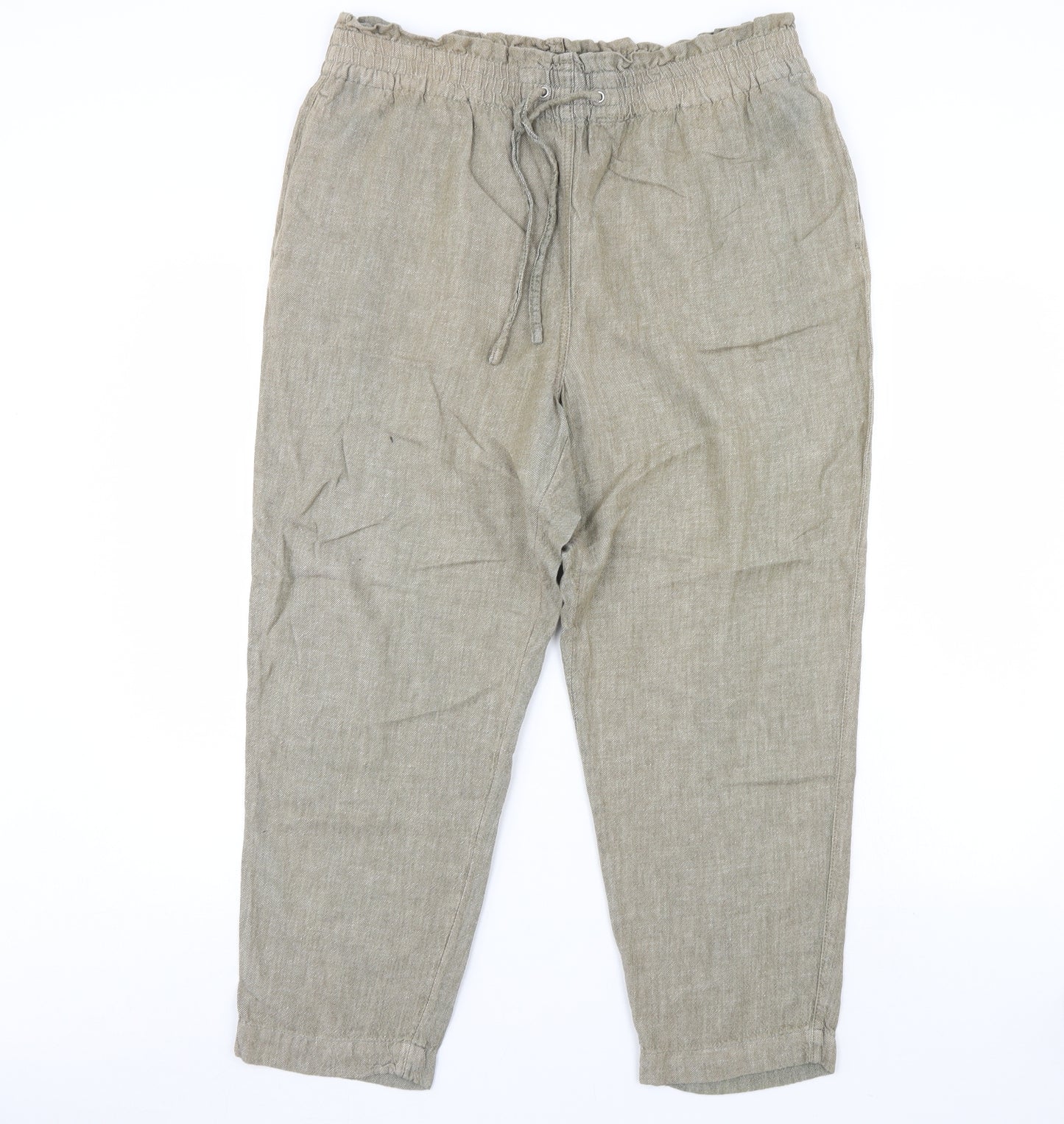 George Womens Green   Trousers  Size 16 L30 in