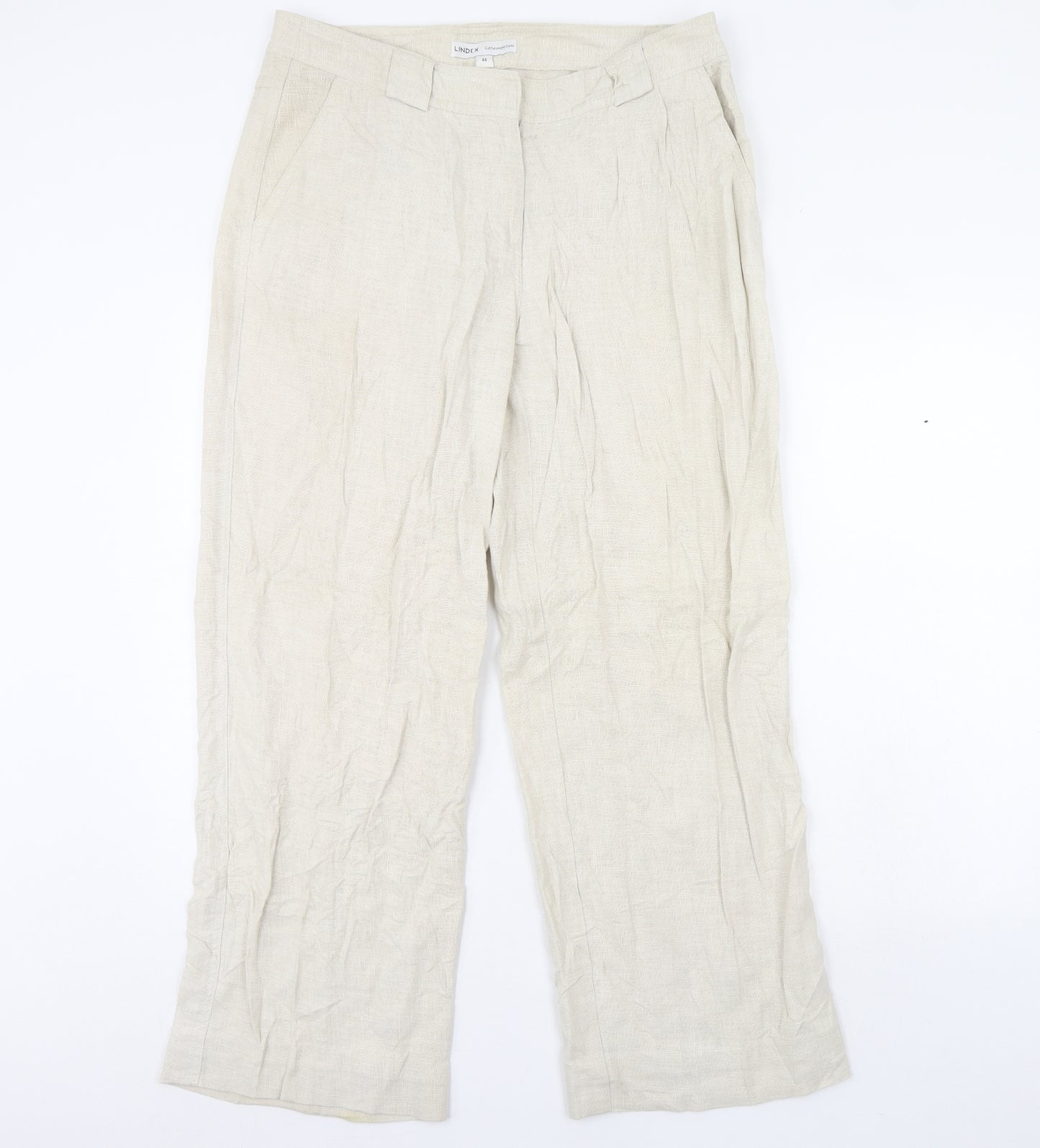 Lindex Womens Ivory   Trousers  Size 16 L29 in