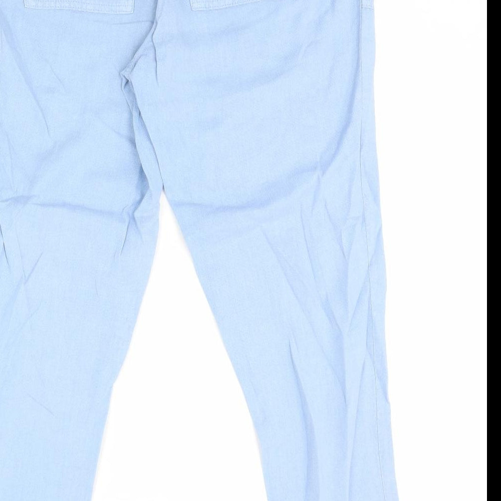 m&s Womens Blue   Trousers  Size 12 L30 in