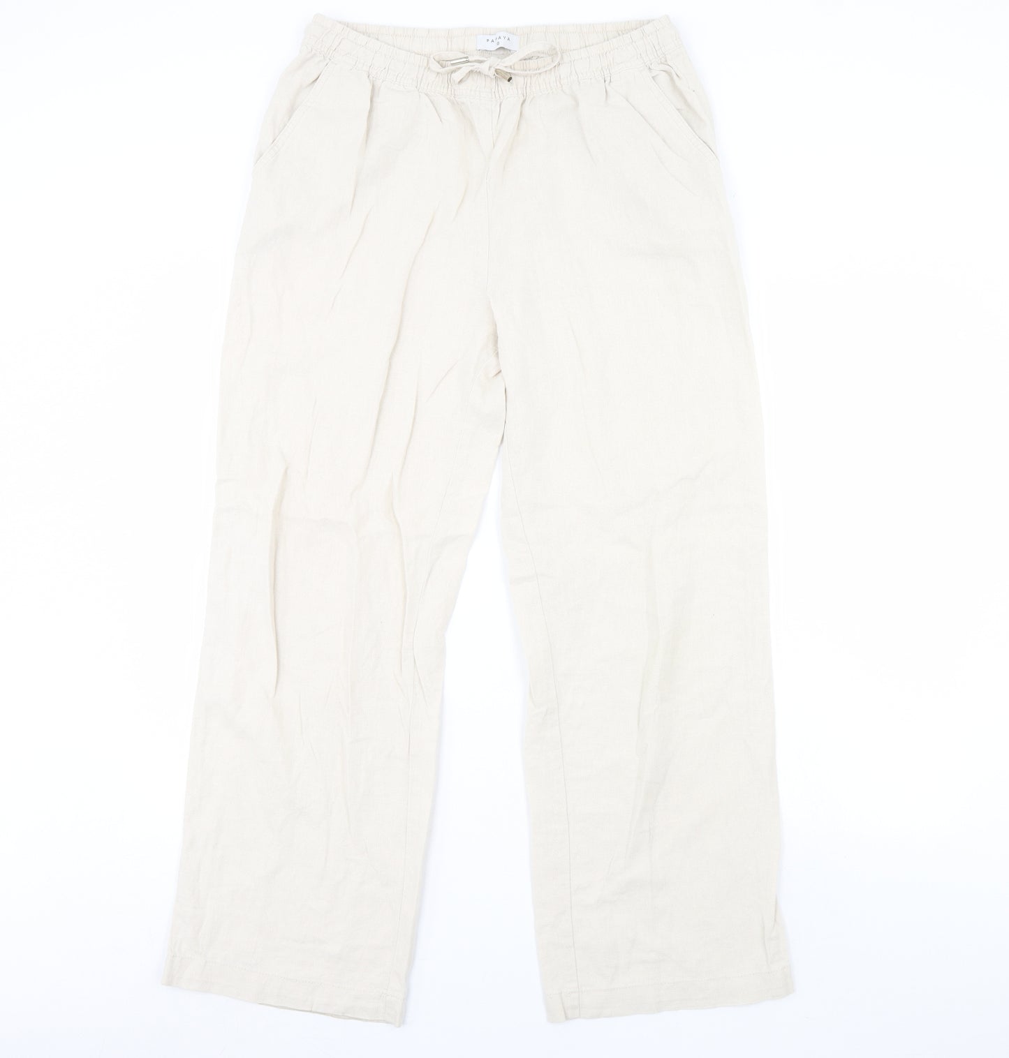 Papaya Womens Beige   Trousers  Size 12 L31 in