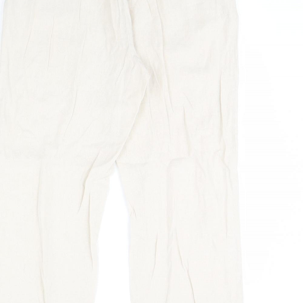 Papaya Womens Beige   Trousers  Size 12 L31 in