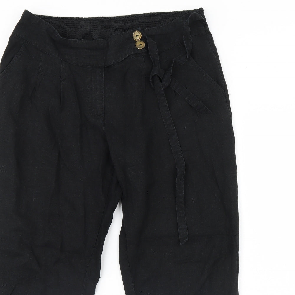 Monsoon Womens Black   Trousers  Size 16 L28 in