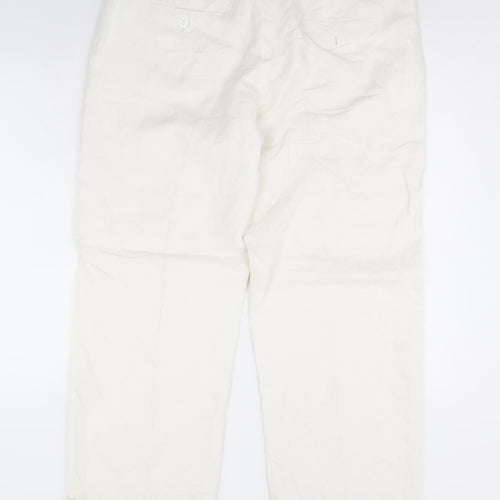 Christian Berg Womens White   Trousers  Size 38 in L30 in
